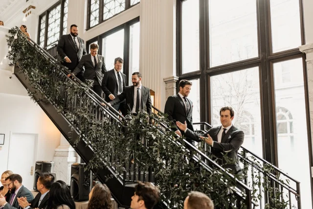 The best way to make an entrance!

Photography: @barbaraophotography

#citizensballroom #historicweddingvenue #dmvweddingvenue #marylandweddingvenue #marylandwedding #dmvwedding #2024wedding #weddingtrend #weddinginspo #pinterestwedding