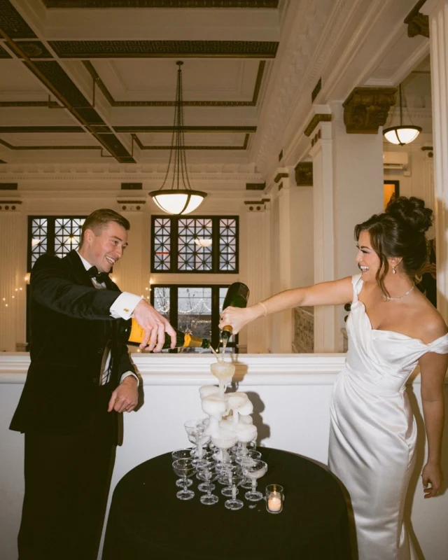 These are the only champagne problems we like to have 🍾

Venue - @citizensballroom
Catering / Bar - @simplyfreshevents
Baker - @sagecakery
Photography - @milkshopphoto
Florist - @steelcutflowerco
Band - @thebluetips
Hair & Makeup - @vintageveils
Transportation - @onthetownlimos
Hotel - @hamptoninn_frederick
Invites - @theknot
Dress - @lovecouturebridal
Planning - @blakeeventco 
Tux - @nordstrom

#citizensballroom #marylandweddingvenue #marylandwedding #dmvwedding #historicweddingvenue #2024wedding #weddingtrends #pinterestwedding