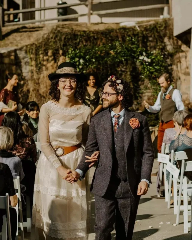 There's nothing better than a sun drenched ceremony on the Main Street Ballroom patio followed by an intimate reception in the warmth of our 1920's authentic stone warehouse ✨ 

#repost: @green_dragonflyevents 
@keycaterers 
@mainstreetballroom @fetewell 
@jungleandloom
@tjulietephoto
@n_vader_zim

Wedding Day | Wedding Venue | Main Street Ballroom 
#mainstreetballroom #maryland #fetewell #ellicottcity #ellicottcitywedding #weddingvenue #marylandwedding #oldellicottcity #weddingceremony #outdoorwedding #weddingreception