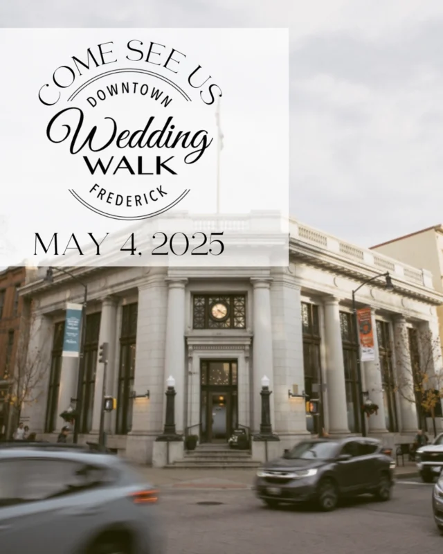 Counting down to the best event this spring! Join us for the Wedding Walk hosted by our friends @colonialjewelers 🤍 Link is in our bio for tickets, so snag them while you can 🤍

All ticket sales benefit the @hurwitz_breast_cancer_fund 

The Schedule:
Check in at Citizens Ballroom: 11:30am-12pm
Wedding Walk: 12-3pm
Champagne and cake sampling at Colonial Jewelers: 3-3:30pm
Cake Dig: 3:30pm
After party at Idiom: 4pm

#citizensballroom #marylandweddingvenue #marylandwedding #dmvwedding #historicweddingvenue #2025wedding #weddingtrends #pinterestwedding #2025bride #2025weddingtrends #weddingwalk #frederickweddingwalk