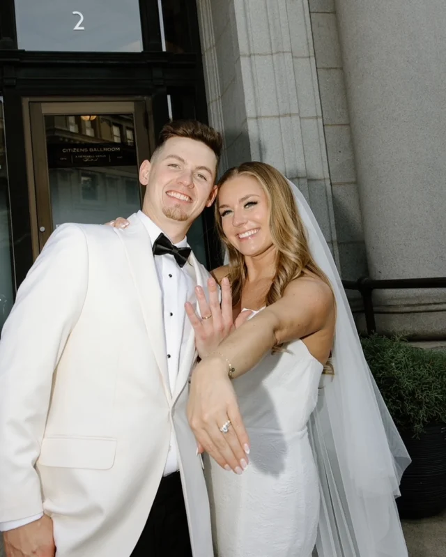 Gotta show off the new bling ✨

Don’t forget to visit us at the Frederick Wedding Walk on May 4th! We’re hosting check-in’s from 11:30am-12pm and can’t wait to meet everyone 🤍

Photography: @joshuabinghamphoto
Hair & Makeup: @meganwiththegoodhair for @jkwbeauty 
Dress: @antoniogual
Lashes: @blink.lashes
Nails: @phuong.nailedit

#citizensballroom #marylandweddingvenue #marylandwedding #dmvwedding #historicweddingvenue #2025wedding #weddingtrends #pinterestwedding #2025bride #2025weddingtrends