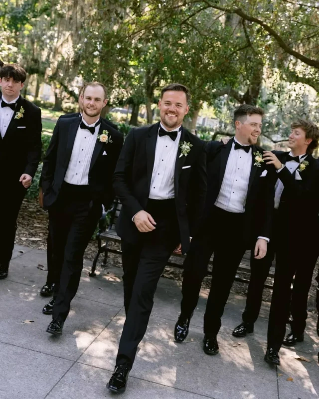 A groom and his crew✨ 

Timeless suits, historic streets, and a little pre-ceremony energy.

Reception Venue: @savannahbottleworks @fetewell
Planning: @sincerely.yours.events
Ceremony Venue: The Cathedral Basilica
Photography: @hillerweddings
Floral Design: @madelinereadfloral
Beauty: @muahbycam
Wedding Gown: @madewithlovebridal @ivoryandbeau

Savannah Wedding | Downtown Savannah | Georgia Wedding Venue | Fetewell Venue | #savannahbottleworks #savannahgeorgia #savannahwedding #savannahweddingvenue #georgiawedding #georgiaweddingvenue #fetewell #weddingvenue #eventvenue #historicvenue #groomsmen #groom #outdoorwedding