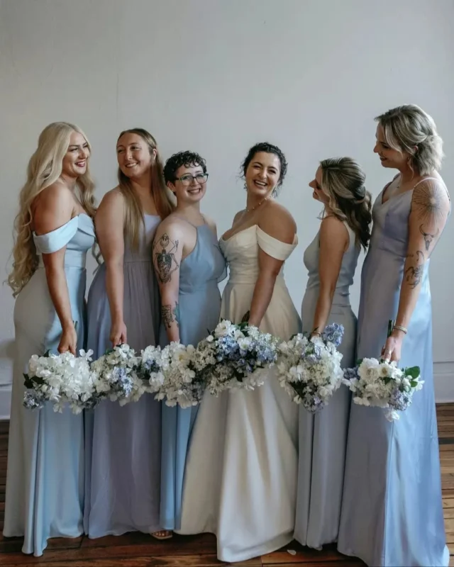 Something blue, beautifully done💙 A timeless palette, elegant florals, and the kind of support every bride dreams of.

Venue: @savannahbottleworks @fetewell
Photography: @emmakirchoffphotography
Bride + groom: @z_lokelani @james.bonham2
Event coordination: @lm.eventcoordination
Hair + Makeup: @40volumeweddings
Florals: @sbblooms
DJ: @spookysern
Wedding dress: @camelliasavannah
Suit: @menswearhouse
Cake: @newoldstandard

Savannah Bottle Works | Georgia Wedding | Historic Wedding Venue | #savannahbottleworks #savannahgeorgia #savannahwedding #savannahweddingvenue #georgiawedding #georgiaweddingvenue #fetewell #weddingvenue #eventvenue #historicvenue #bridesmaids #bridalparty
