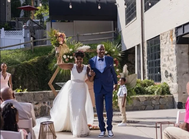 Wedding Hack: use your ceremony arch as your sweetheart table backdrop! Ours is very light for this exact reason!

Wedding Planner: @twelve19events
Photographer: @mfieldsphotography
Videographer: @rnd12prd
Caterer: @puretruth_culinary
DJ: @djfatharamzee
Florals: @bloombohogirl
Rentals: @dalissaeventspartyrentals
Cigar bar: @themobilecigarlounge
Bartender:@simply_pastries_llc
MUA: @makeup_machine
Hair: @locmamas2

#mainstreetballroom #marylandweddingvenue #marylandwedding #dmvwedding #historicweddingvenue #2025wedding #weddingtrends #pinterestwedding #outdoorweddingvenue