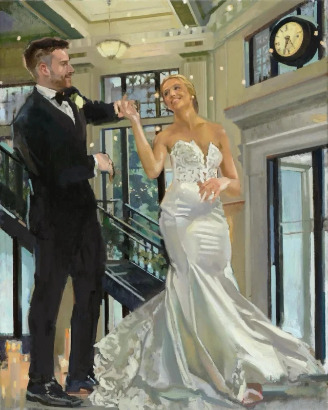 Absolutely blown away by this live painting from @anton_paints 🤍🤍 

Bride & Groom: @ian.brierly @mer_16
Planner: @thepartyproject.dc
Venue: @citizensballroom @fetewell
Photographer: @kaitlynphippsphoto
Florist: @frederickflowerfarm
Dress: @allurebridals
Tux: @tuxedo_house
Hair: @beyond.the.updo @jesstenpennyhair
Makeup: @truecolorsbeautyco
DJ: @thedapperdjs
Catering: @foodbyfriends31

#citizensballroom #historicweddingvenue #marylandwedding #marylandweddingvenue #dmvwedding #2025weddingtrends #frederickwedding #liveweddingpainting