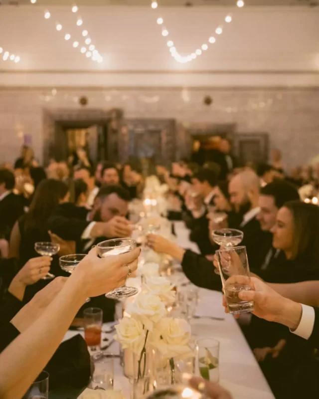 A table full of love, a room full of laughter, and hearts full of gratitude.

Happy Thanksgiving from our Fetewell family to yours.

Venue - @citizensballroom
Catering / Bar - @simplyfreshevents
Baker - @sagecakery
Photography - @milkshopphoto
Florist - @steelcutflowerco
Band - @thebluetips
Hair & Makeup - @vintageveils
Transportation - @onthetownlimos
Hotel - @hamptoninn_frederick
Invites - @theknot
Dress - @lovecouturebridal
Tux - @nordstrom

#weddingreception #weddingdesign #citizensballroom #fetewell  #frederickwedding #historicweddingvenue #weddingvenue #marylandwedding #maryland #fetewell