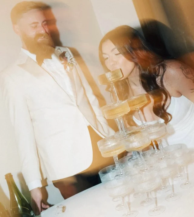 NYE vs NYD 🤭 Cheers to another year of love!

HMUA @vintageveilsbeauty
Photographer @leandracreativecophoto
Florals @yarrowfloralco
Catering @cravecateringco
Coordinator @onenighteventplanning_ 

#citizensballroom #historicweddingvenue #2025wedding