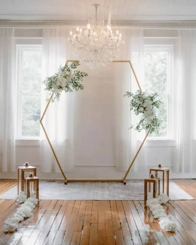Airy, intentional, and bathed in light. 

A dream ceremony setup in the White Hall for Felicia and Evan. Between the white-washed walls and the soft afternoon sun, the atmosphere felt completely ethereal.

Venue: @savannahbottleworks @fetewell 
Photographer + Violin: @md_houston
Rings: @chrysella
Getting ready location: @thealidahotel
Dress: @wedding_dress_online 
Tuxedo: @menswearhouse 
Hair + Makeup: @bridalbywonderland_beautybar
Planning, florals, rentals, design: @belle_eventsco 
Officiant: @wer1weddings
Ceremony 2nd shooters: @versaguisphotography @snapshot_mg
DJ: @djsmoove_93
Cupcakes: @gigiscupcakessavannah
Catering: @savannaheventcatering_

wedding ceremony. savannah georgia. savannah wedding venue. 2026 wedding. wedding design inspiration.