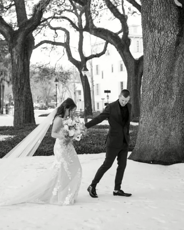 A love letter to winter weddings ❄️🕊️

There was a quiet, cinematic romance to Alex and Kate’s day that we just can't get over. Between the chilly portraits downtown and the glow of the celebration inside these historic walls, Savannah in the snow is pure magic.

Planner: @elegantsavannahweddings
Photo: @abbygilesphotography
Video: @daneisner_productions
Venue: @savannahbottleworks
DJ: @w.smith.music
HMU: @beyondbeautifulbyheather
Catering: @magnoliagrillcatering
Florist: @atozinnias
Cake: @flirtwithdessertbakery

savannah georgia. georgia wedding venue. winter wedding inspiration. georgia wedding venue. 2026 bride.