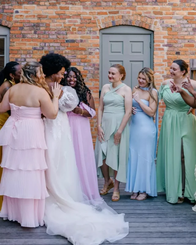 Pastels and the best company ✨🌷

Our @savannahbottleworks bride, Kalilah, and her bridesmaids had the exact right energy for a Savannah wedding morning. We loved seeing this group lean into a colorful, garden-style aesthetic—there is something so striking about mix-and-match pastels against the raw textures of the venue. 

Photo: @iamalesantana
Venue: @savannahbottleworks @fetewell
Planner: Kaylee Spence
Photo Booth: @dreamweaverphotos
Florist: @belle_eventsco
Brunch: @Bakedbymaggie
Pre function: @Charcuties_co
Rentals: @belle_eventsco 
Violin: @jonitaviolinweddings

savannah wedding venue. lowcountry wedding. spring wedding. colorful bridesmaid dresses. savannah georgia. georgia bride. georgia wedding venue.