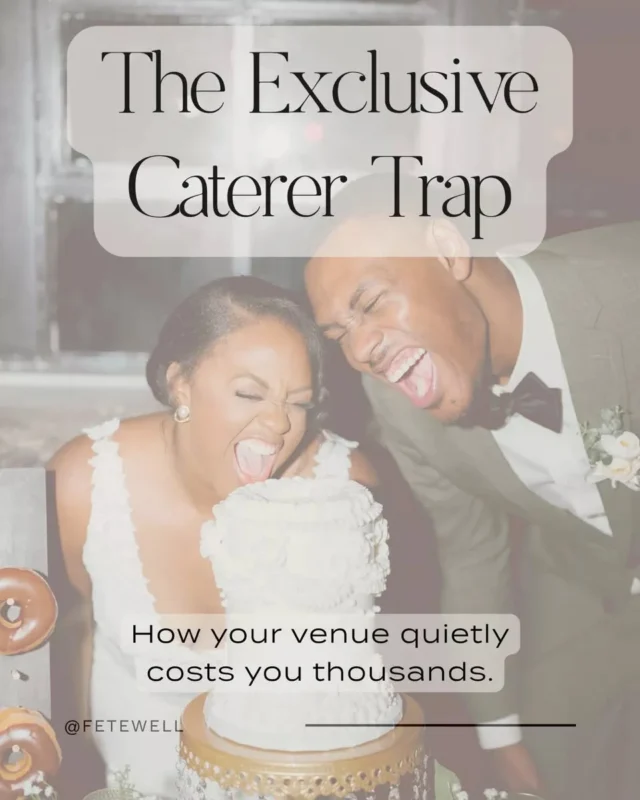 Catering is almost always the biggest line item in a wedding budget, which is exactly why so many venues want to control it. Exclusive caterer clauses, food and beverage minimums, off-list fees... it adds up fast, and most couples don't see it coming until they're already signed.

These are the three questions worth asking at every venue tour.

📸
1 @jessarosemoments
2 @emilymckennaphoto 
3 @philterphoto
4 @ashleecphotography
5 @featherfawn.photos

Venues
@citizensballroom @mainstreetballroom @savannahbottleworks @theprovisionshouse @continentalsquareballroom