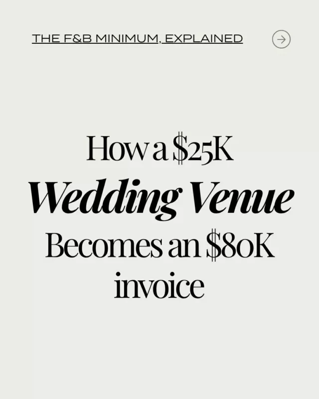 That $25K venue? It doesn't always stay that price. Food and beverage minimums, service charges, and exclusive caterer clauses are where wedding budgets quietly grow out of control, and most couples don't see it coming until after they've signed.

At Fetewell, there's no minimum, no forced caterer, and no surprises in the contract. The number you see is the number you sign.

Swipe through before your next venue tour.

Fetewell Venues: @citizensballroom @savannahbottleworks @mainstreetballroom @continentalsquareballroom @theprovisionshouse
