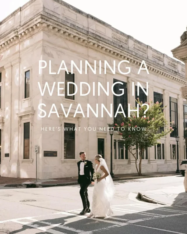 Planning a wedding in Savannah, Georgia? This one's for you!

Savannah is one of the most beautiful cities to get married in, and there's a lot to know before you start booking. From choosing the right time of year to finding a venue that actually gives you flexibility, the details matter more than you'd think.

We put together everything we wish every couple knew before planning their Savannah wedding. Save this one, you'll want to come back to it.

📷
1: @hillerweddings
2: @emilymckennaphoto
3+6: @ashleecphotography 
5: @iamalesantana
4+7: @liveslowproductions

savannah wedding venue. 2027 bride. georgia wedding planning. savannah historic district. georgia wedding venue. lowcountry wedding. wedding ceremony. georgia bride. southern wedding. savannah wedding vendor.