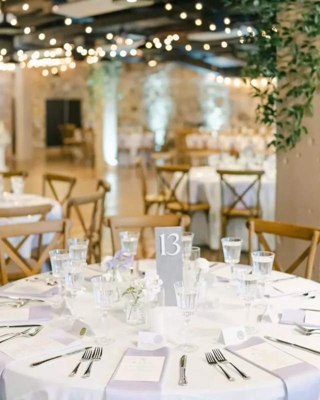 White linens, soft lavender, and a color palette that never goes out of style. Simple, elegant, and completely timeless.

Venue: @mainstreetballroom
Planner: @renandcoplanning
Photo: @taylorwebsterphotography
Catering: @hooplacatering
DJ: @whiteroseprod @djjjeffk
Strings: District Strings
Florals: @blossomandbasketboutique
Cake: @bluecrabcupcakes
Hair: @sweptllc
MUA & Bride Hair: @tash.hmua
Dog Care: @fureveralways
Officiant: @ceremonybyrachael