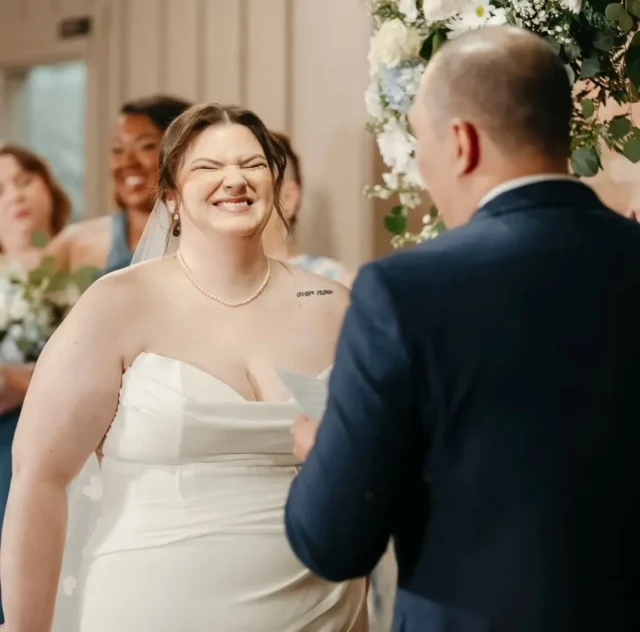 This is how happy we hope every couple feels on their wedding day 🤭

Photography @justinkunimoto
DJ/ @bmorefortherecord
Venue: @mainstreetballroom
Flowers: @oldtownflowersmd
HMUA: @priscillambeauty
Cake: @kupcakesco
Catering: @libscatering

#mainstreetballroom #historicweddingvenue #weddinginspo #vintagewedding
